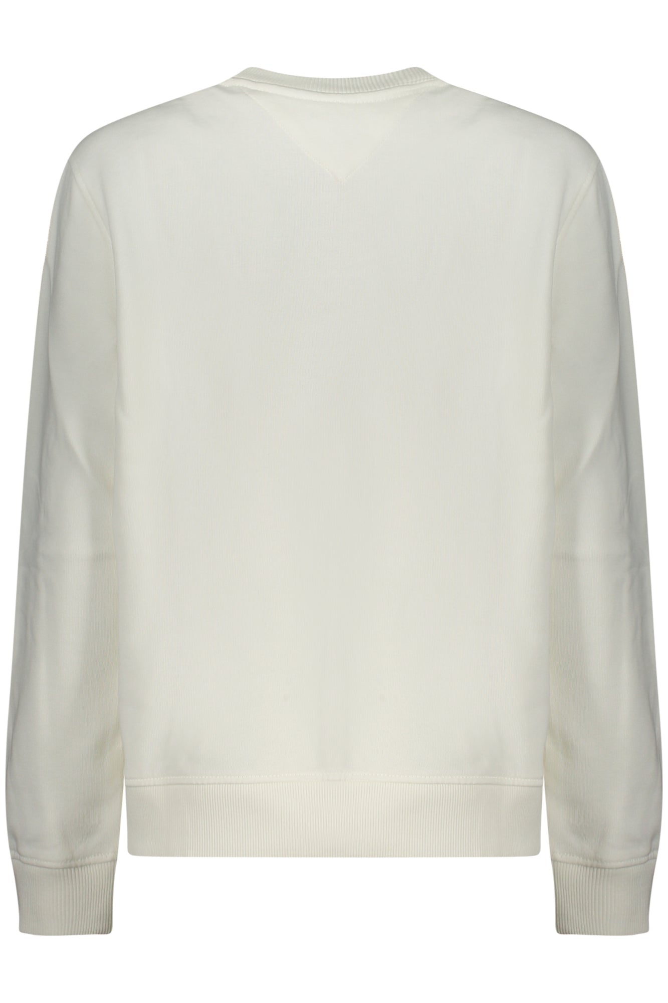TOMMY HILFIGER FELPA SENZA ZIP DONNA BIANCO - Grandi Firme Lab
