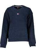 TOMMY HILFIGER FELPA SENZA ZIP DONNA BLU - Grandi Firme Lab