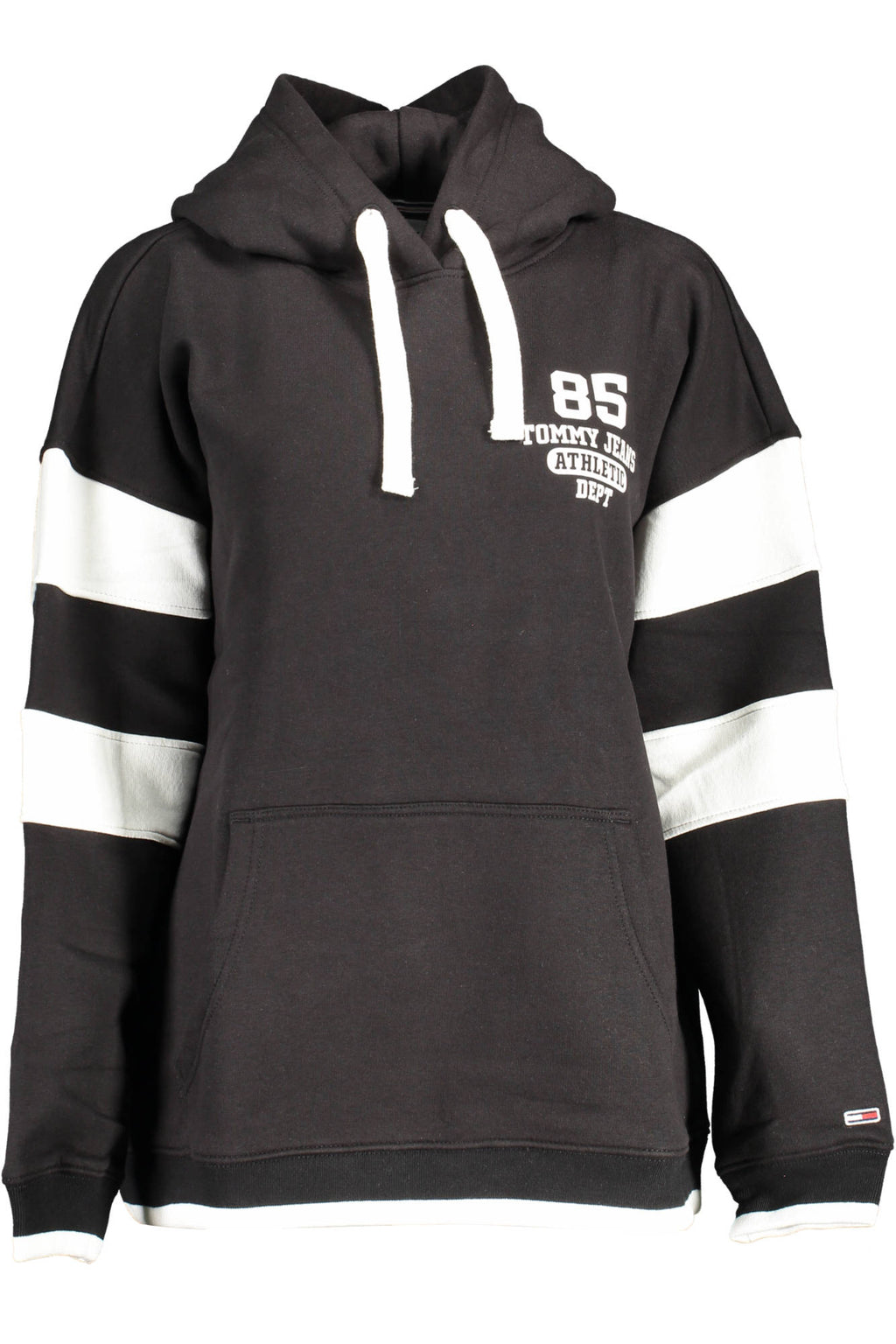 TOMMY HILFIGER FELPA SENZA ZIP DONNA NERO - Grandi Firme Lab