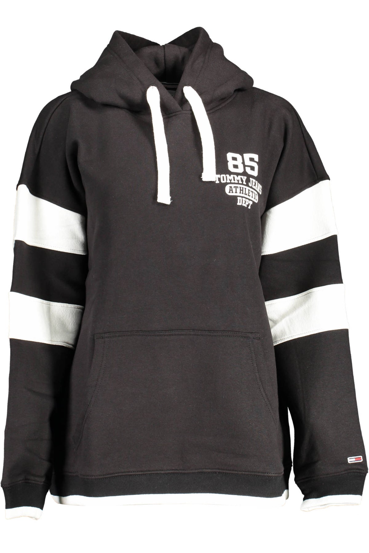 TOMMY HILFIGER FELPA SENZA ZIP DONNA NERO - Grandi Firme Lab