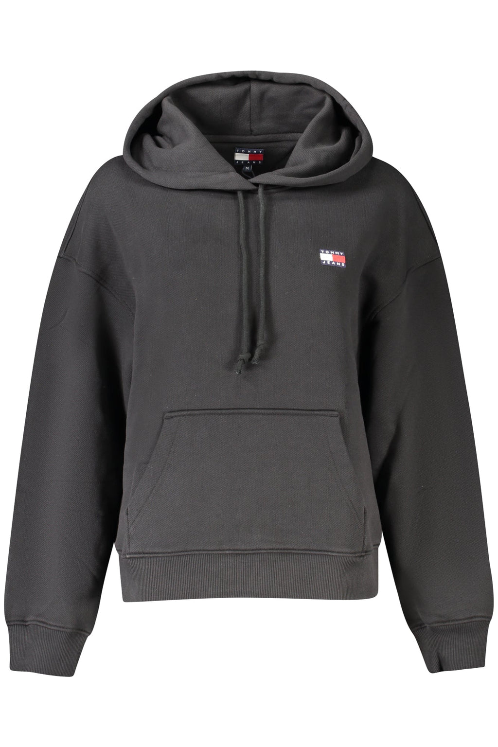TOMMY HILFIGER FELPA SENZA ZIP DONNA NERO - Grandi Firme Lab