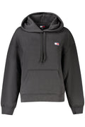TOMMY HILFIGER FELPA SENZA ZIP DONNA NERO - Grandi Firme Lab
