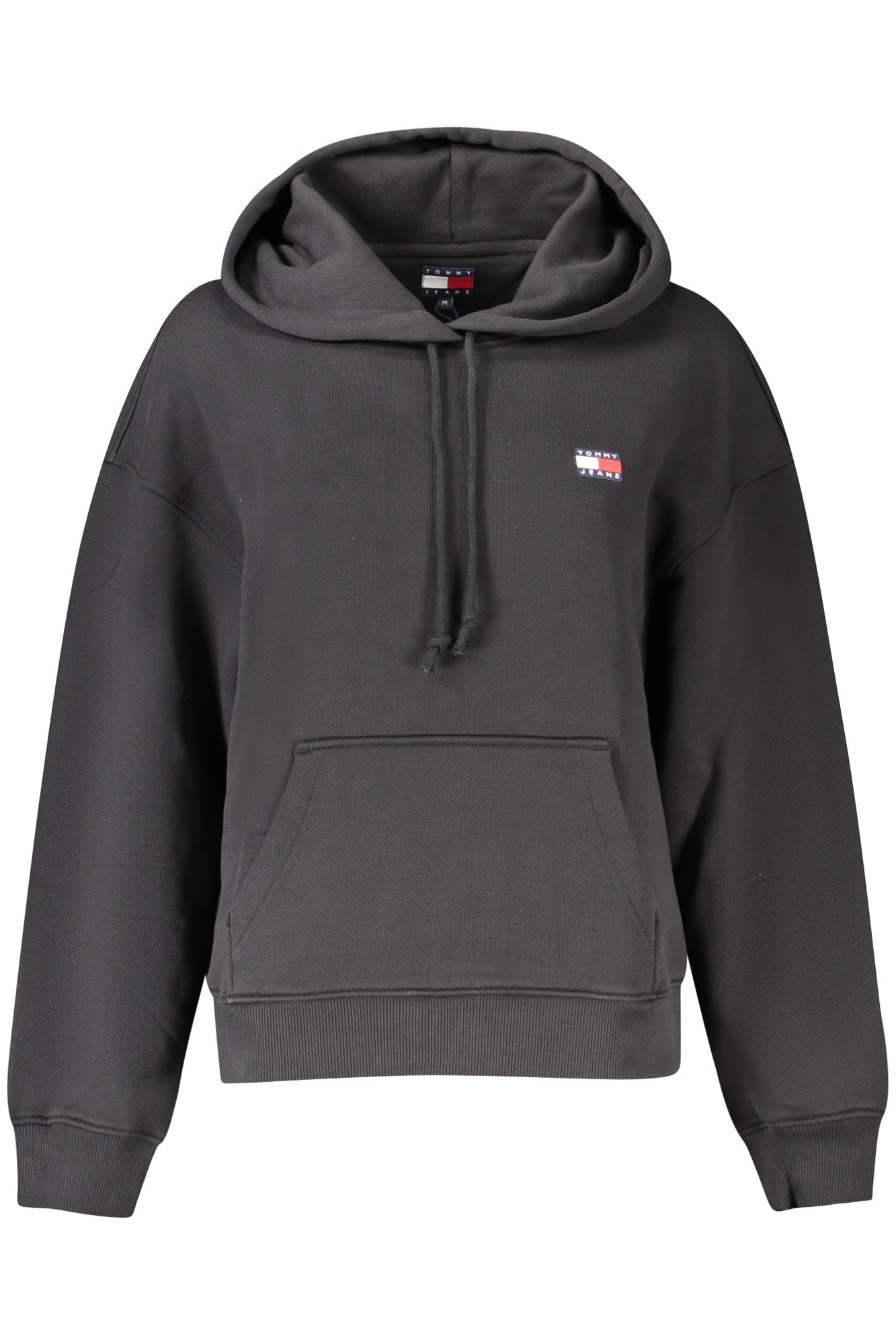 TOMMY HILFIGER FELPA SENZA ZIP DONNA NERO - Grandi Firme Lab