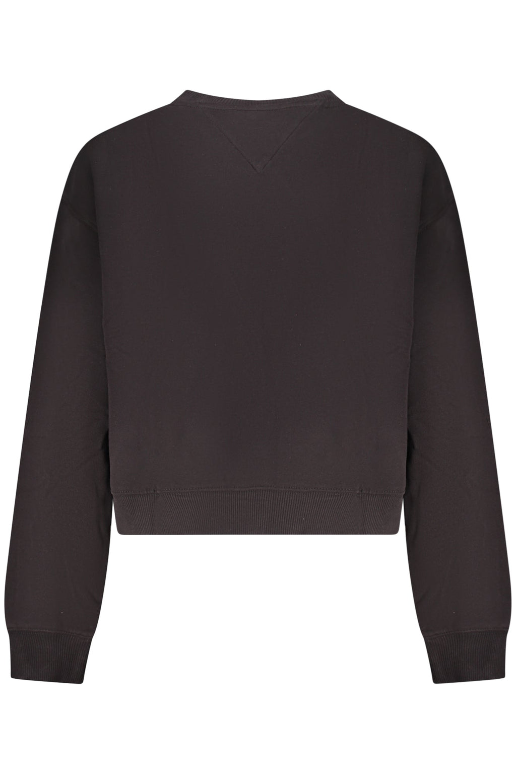 TOMMY HILFIGER FELPA SENZA ZIP DONNA NERO - Grandi Firme Lab