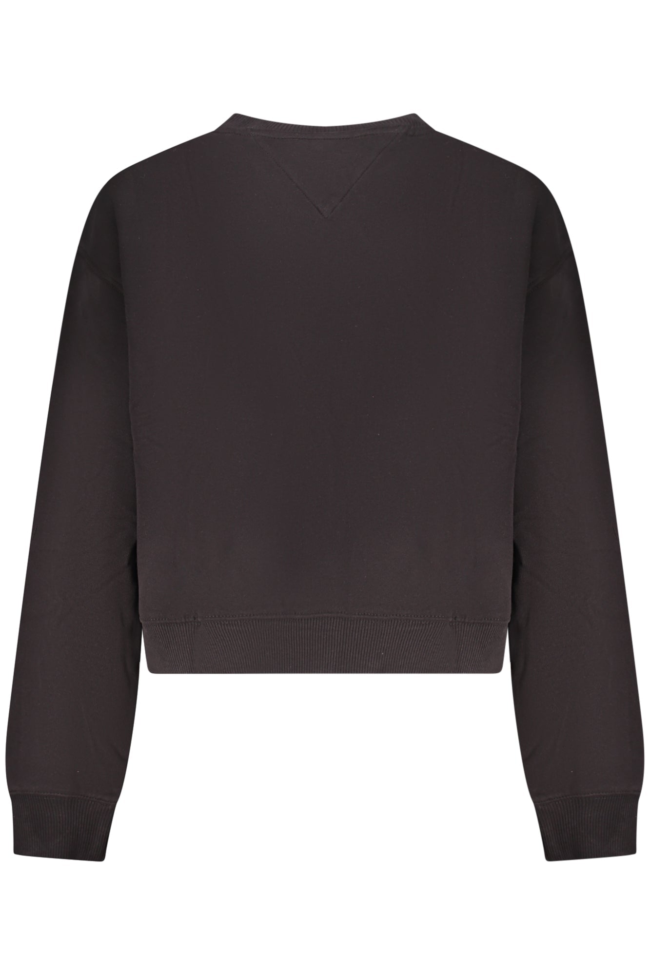 TOMMY HILFIGER FELPA SENZA ZIP DONNA NERO - Grandi Firme Lab