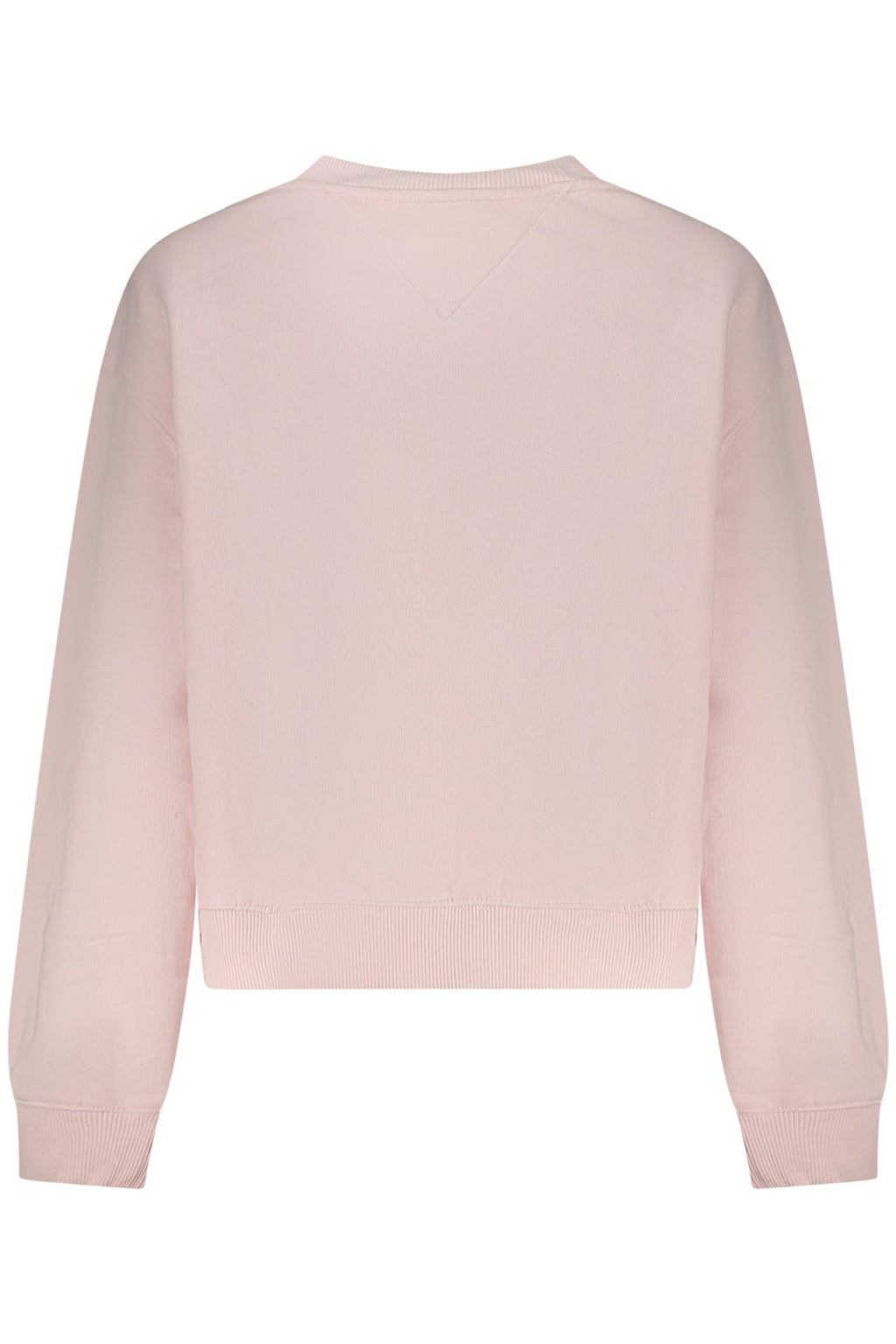 TOMMY HILFIGER FELPA SENZA ZIP DONNA ROSA - Grandi Firme Lab