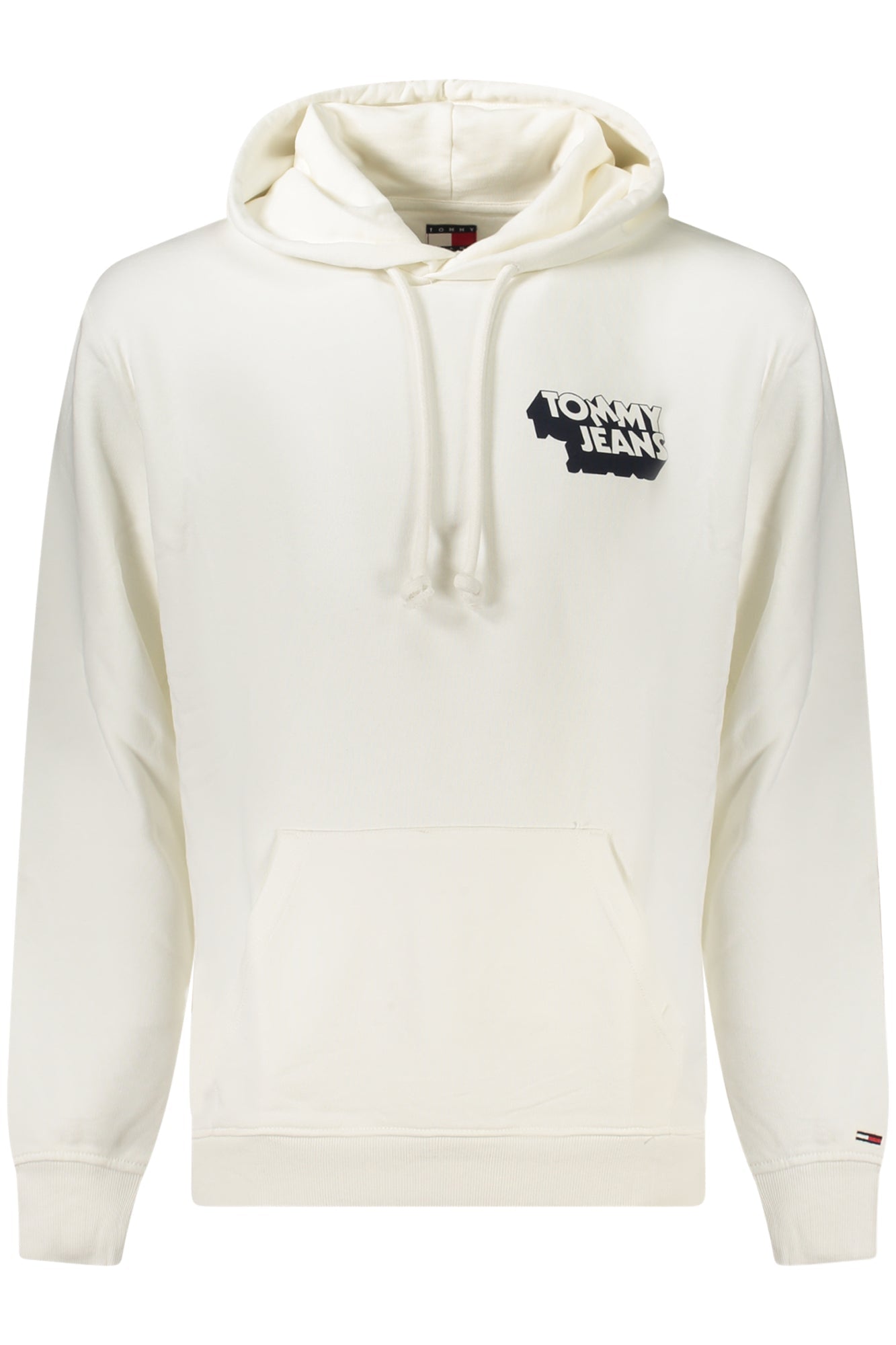 TOMMY HILFIGER FELPA SENZA ZIP UOMO BIANCO - Grandi Firme Lab