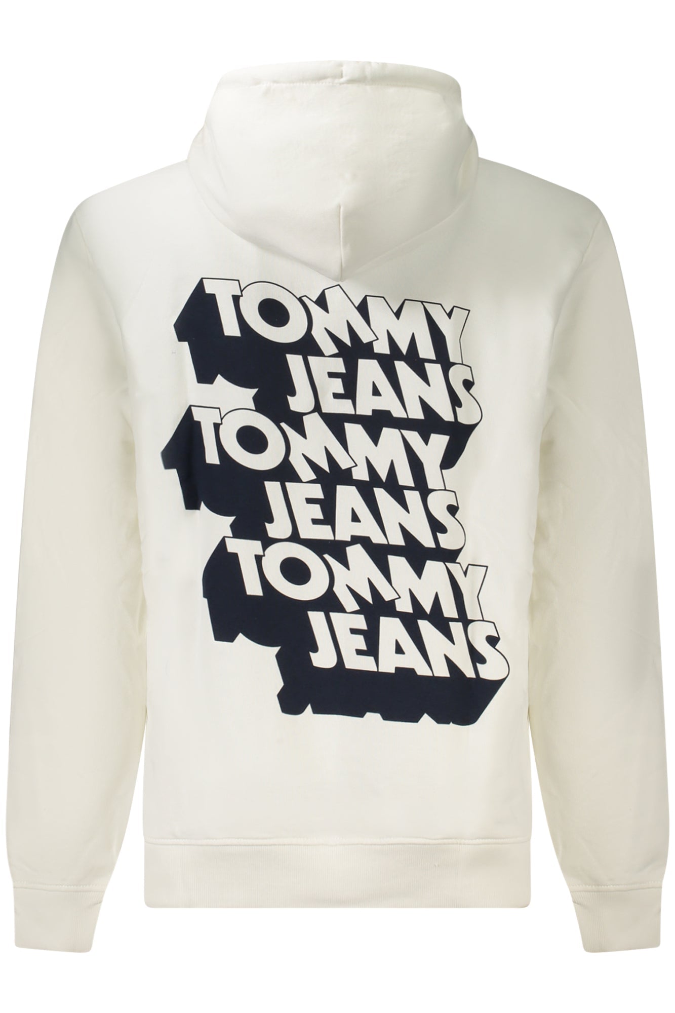 TOMMY HILFIGER FELPA SENZA ZIP UOMO BIANCO - Grandi Firme Lab