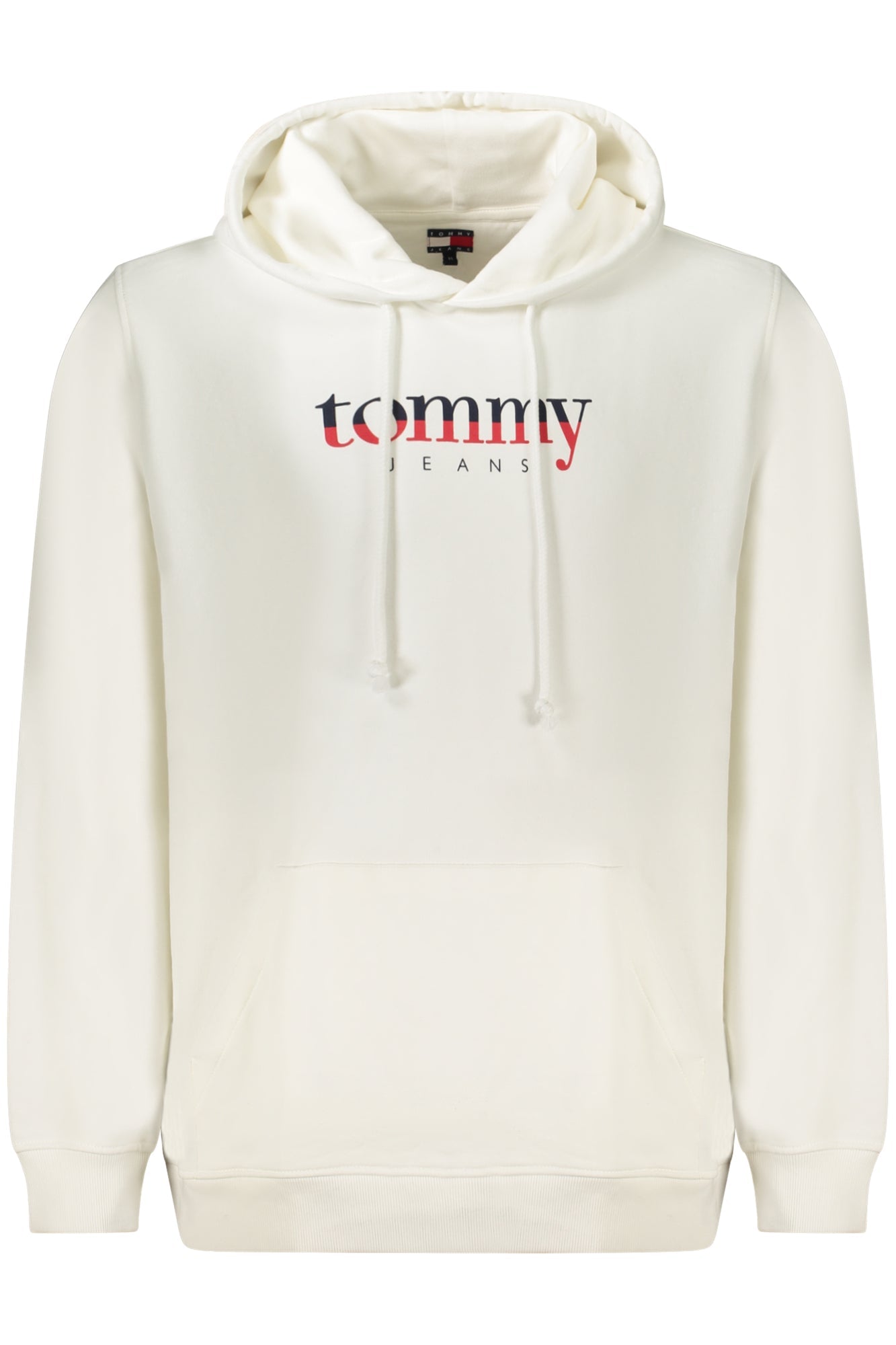 TOMMY HILFIGER FELPA SENZA ZIP UOMO BIANCO - Grandi Firme Lab