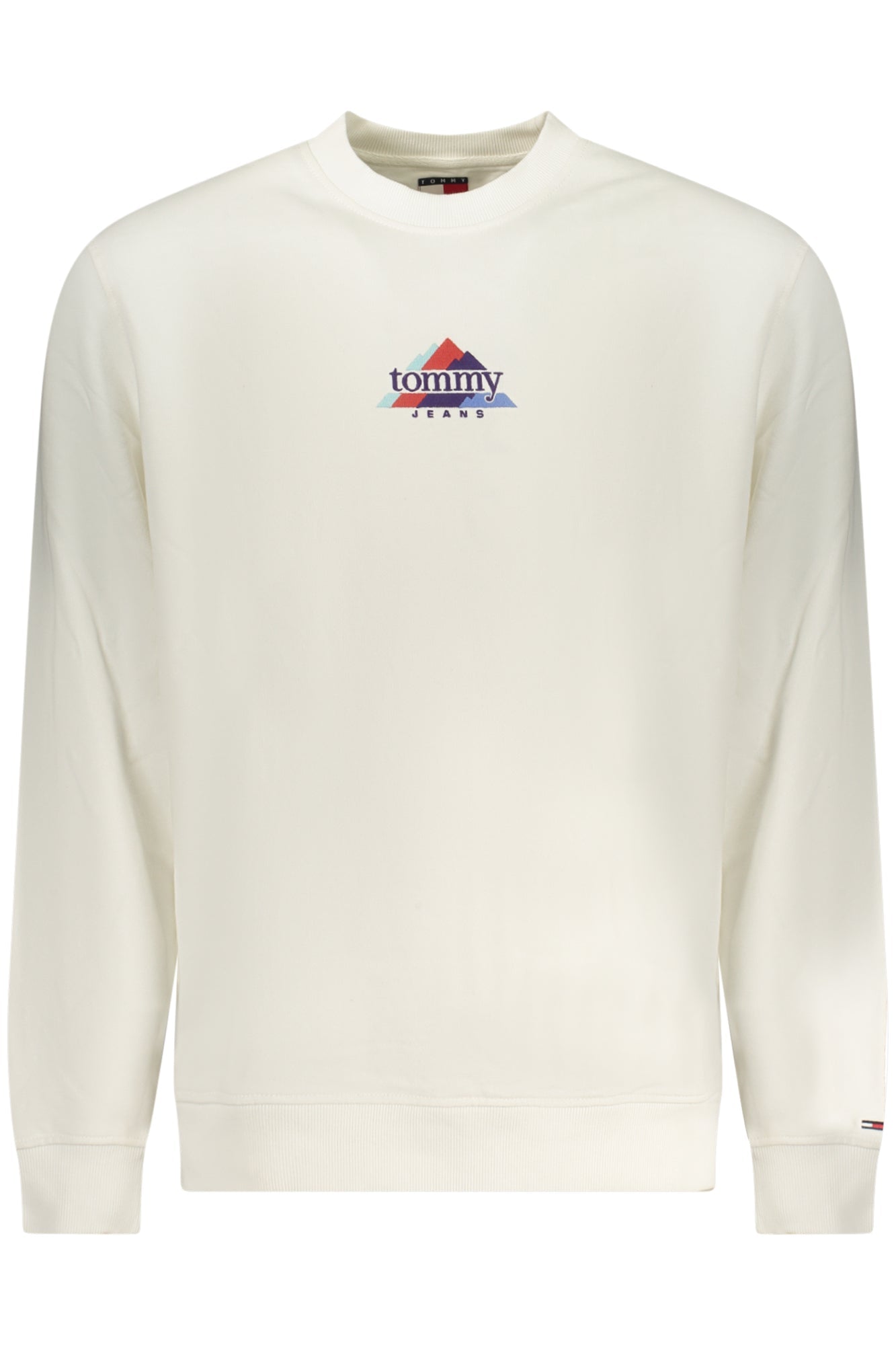 TOMMY HILFIGER FELPA SENZA ZIP UOMO BIANCO - Grandi Firme Lab