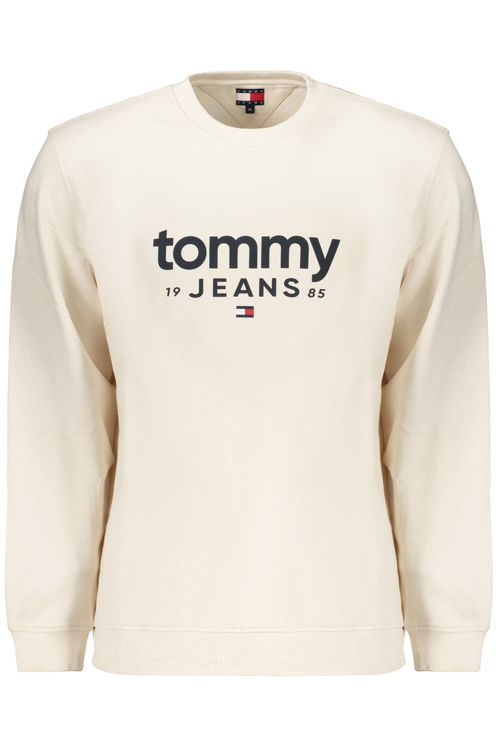 TOMMY HILFIGER FELPA SENZA ZIP UOMO BIANCO - Grandi Firme Lab