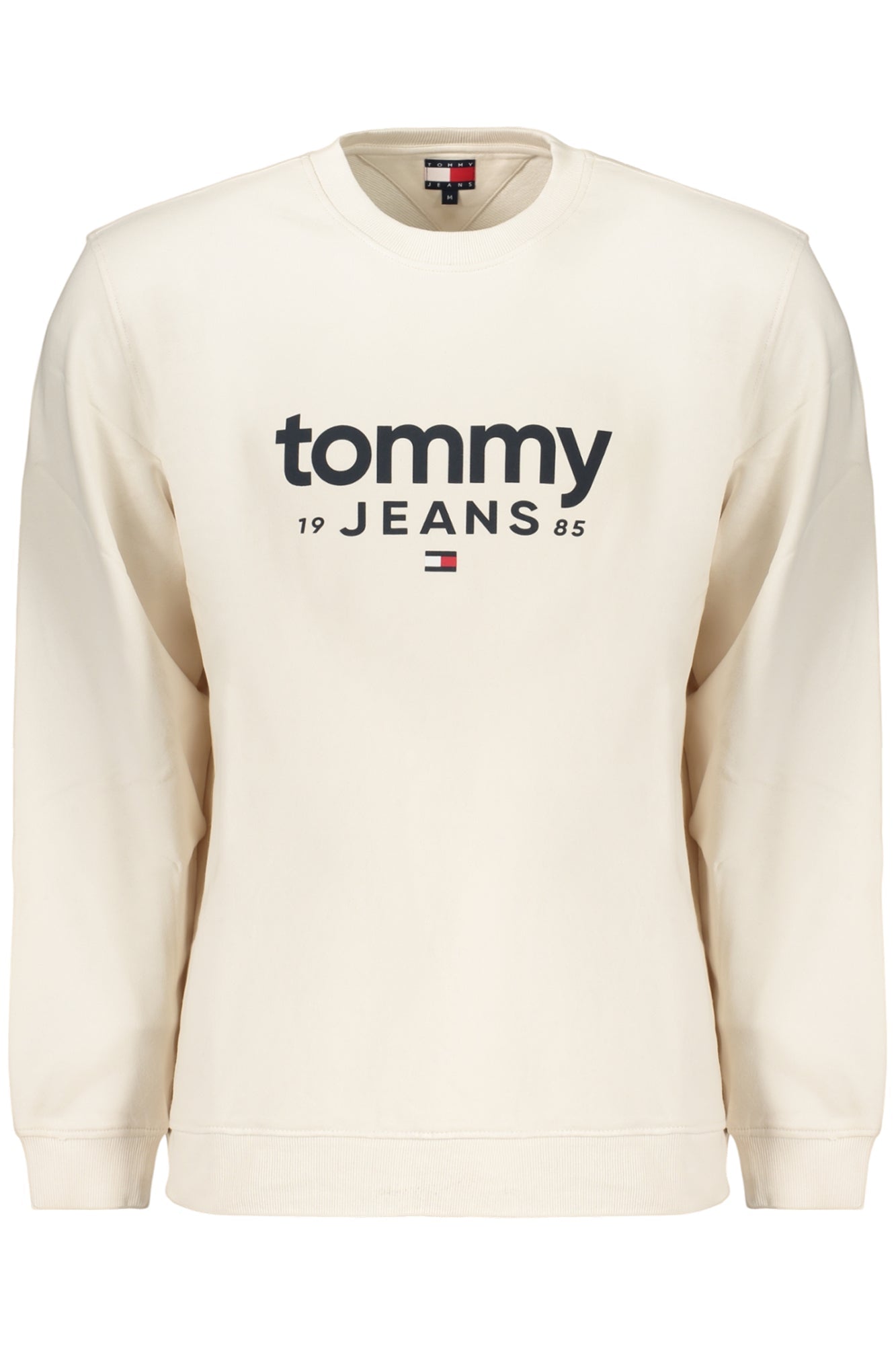 TOMMY HILFIGER FELPA SENZA ZIP UOMO BIANCO - Grandi Firme Lab