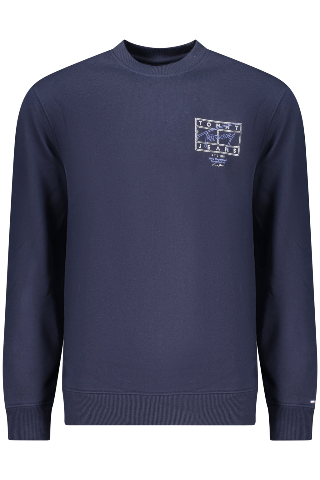 TOMMY HILFIGER FELPA SENZA ZIP UOMO BLU - Grandi Firme Lab