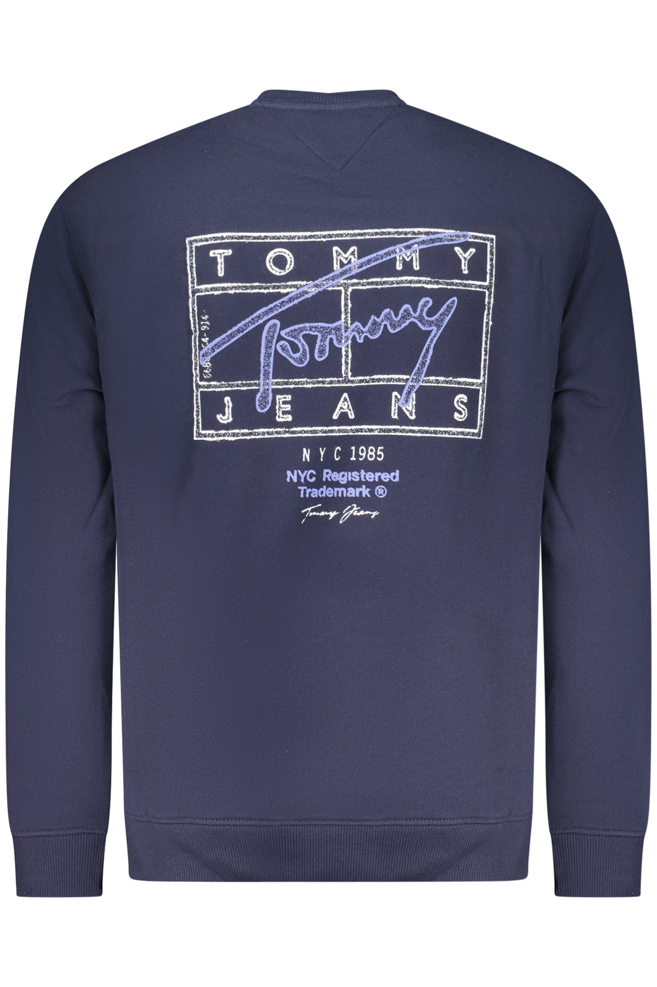 TOMMY HILFIGER FELPA SENZA ZIP UOMO BLU - Grandi Firme Lab