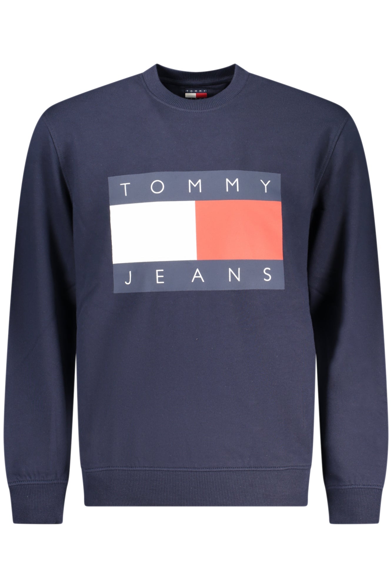 TOMMY HILFIGER FELPA SENZA ZIP UOMO BLU - Grandi Firme Lab