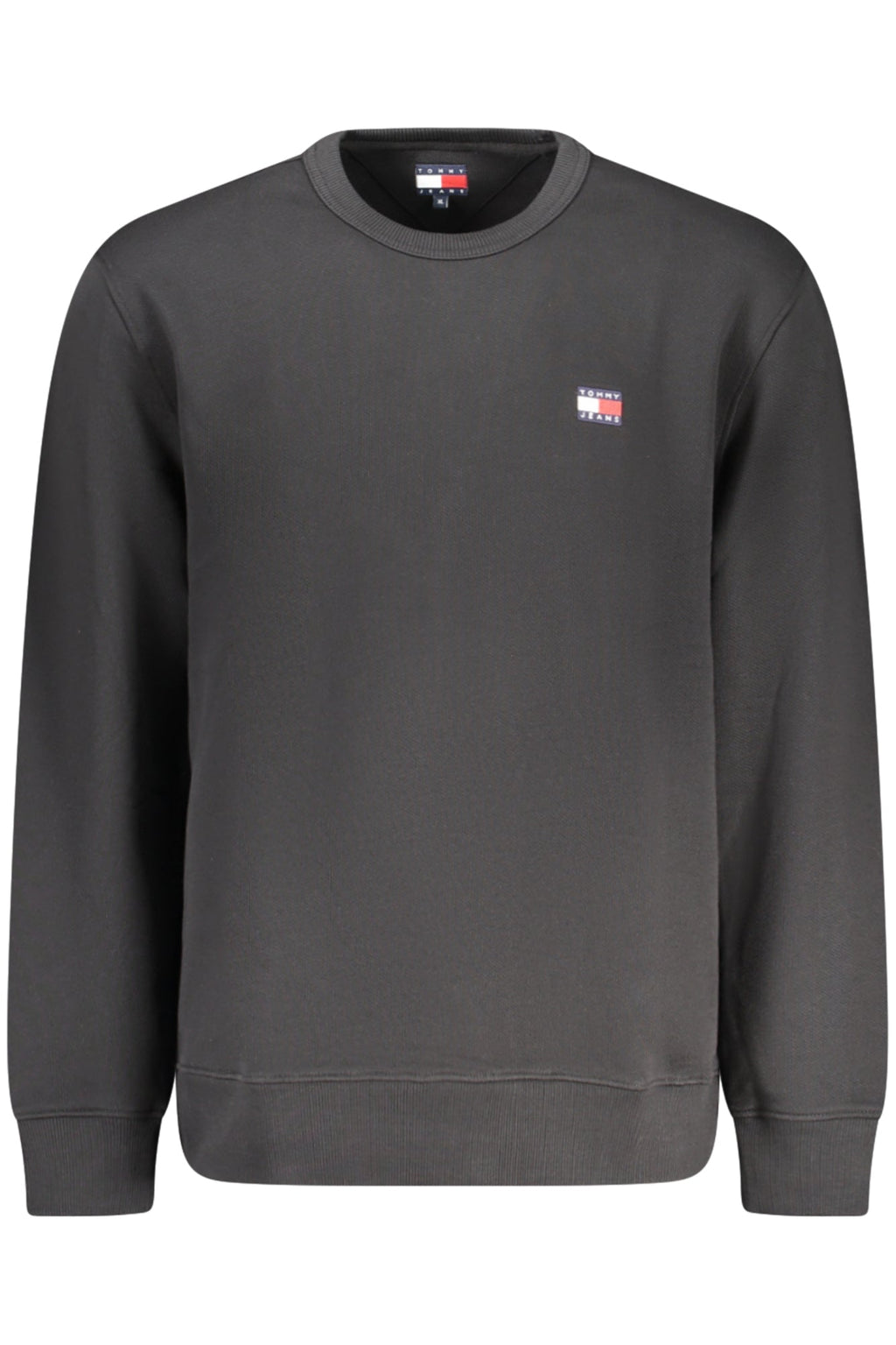 TOMMY HILFIGER FELPA SENZA ZIP UOMO NERO - Grandi Firme Lab