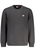 TOMMY HILFIGER FELPA SENZA ZIP UOMO NERO - Grandi Firme Lab