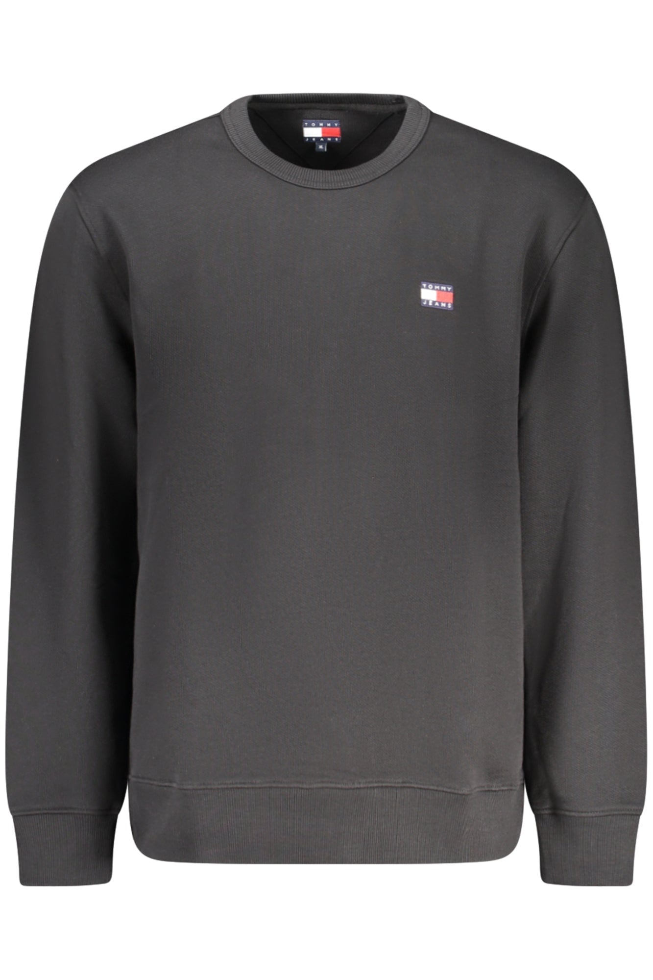TOMMY HILFIGER FELPA SENZA ZIP UOMO NERO - Grandi Firme Lab