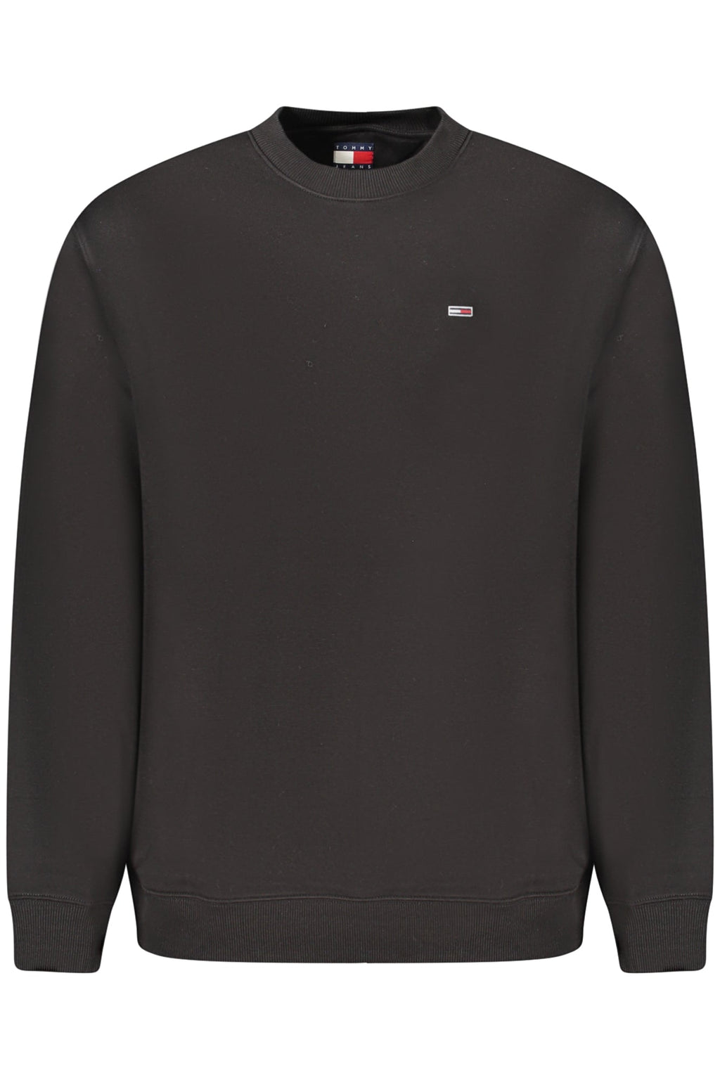 TOMMY HILFIGER FELPA SENZA ZIP UOMO NERO - Grandi Firme Lab
