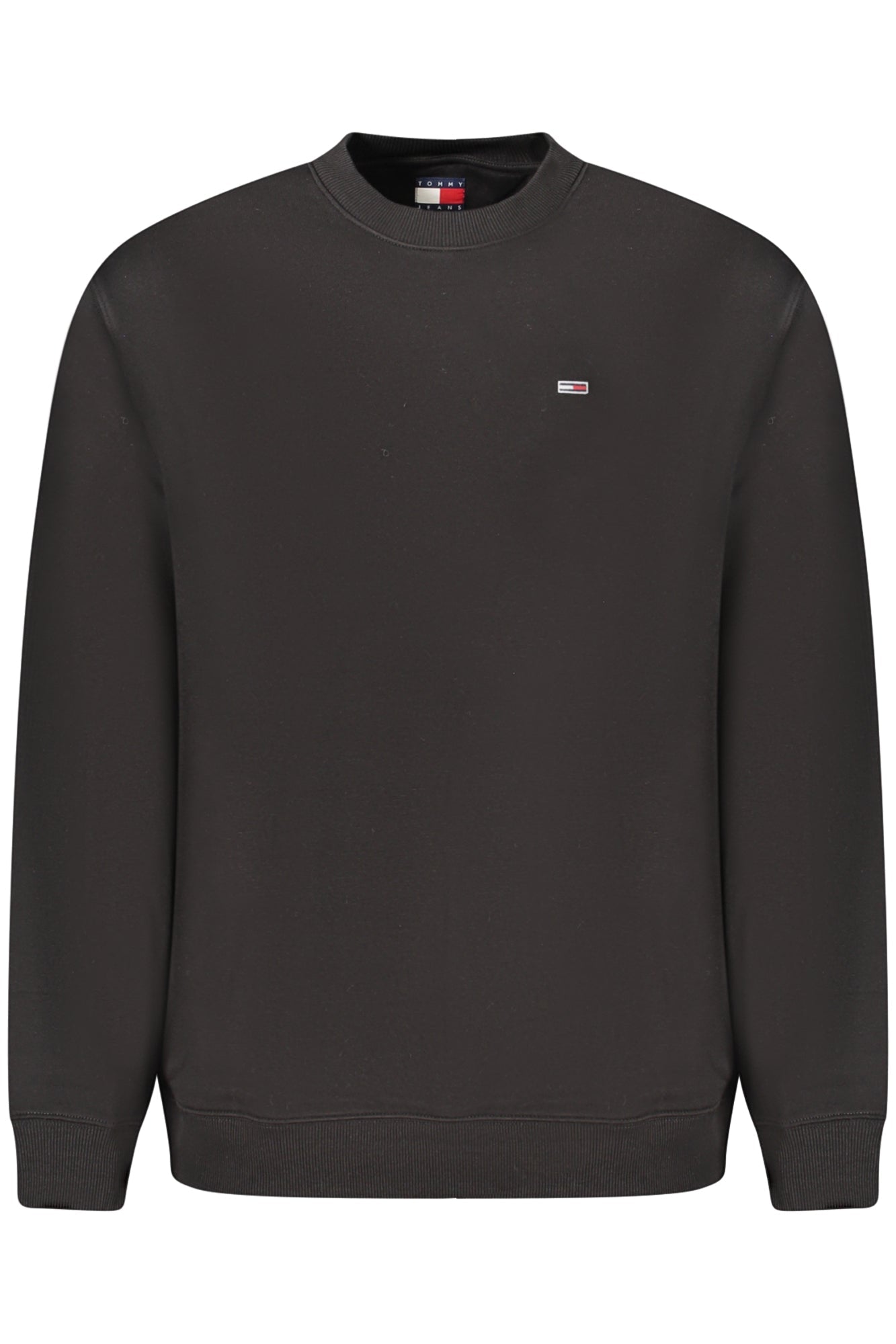 TOMMY HILFIGER FELPA SENZA ZIP UOMO NERO - Grandi Firme Lab