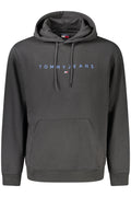 TOMMY HILFIGER FELPA SENZA ZIP UOMO NERO - Grandi Firme Lab
