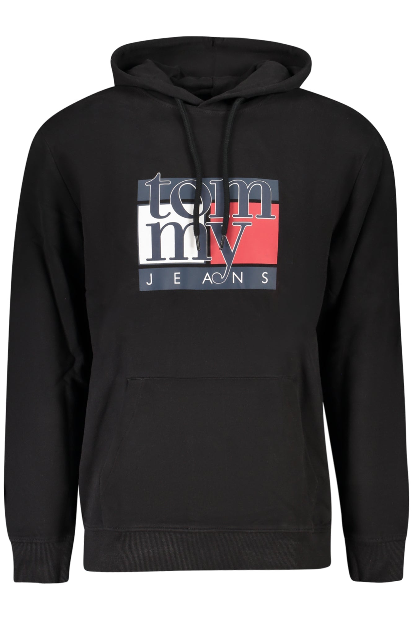 TOMMY HILFIGER FELPA SENZA ZIP UOMO NERO - Grandi Firme Lab