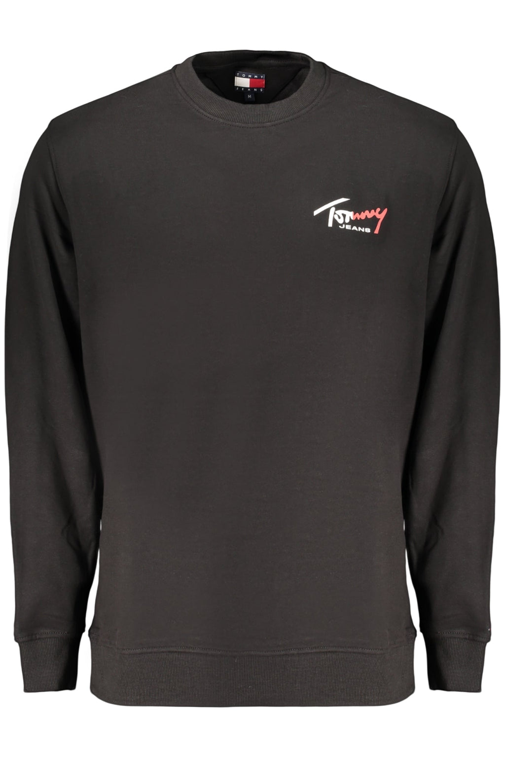TOMMY HILFIGER FELPA SENZA ZIP UOMO NERO - Grandi Firme Lab