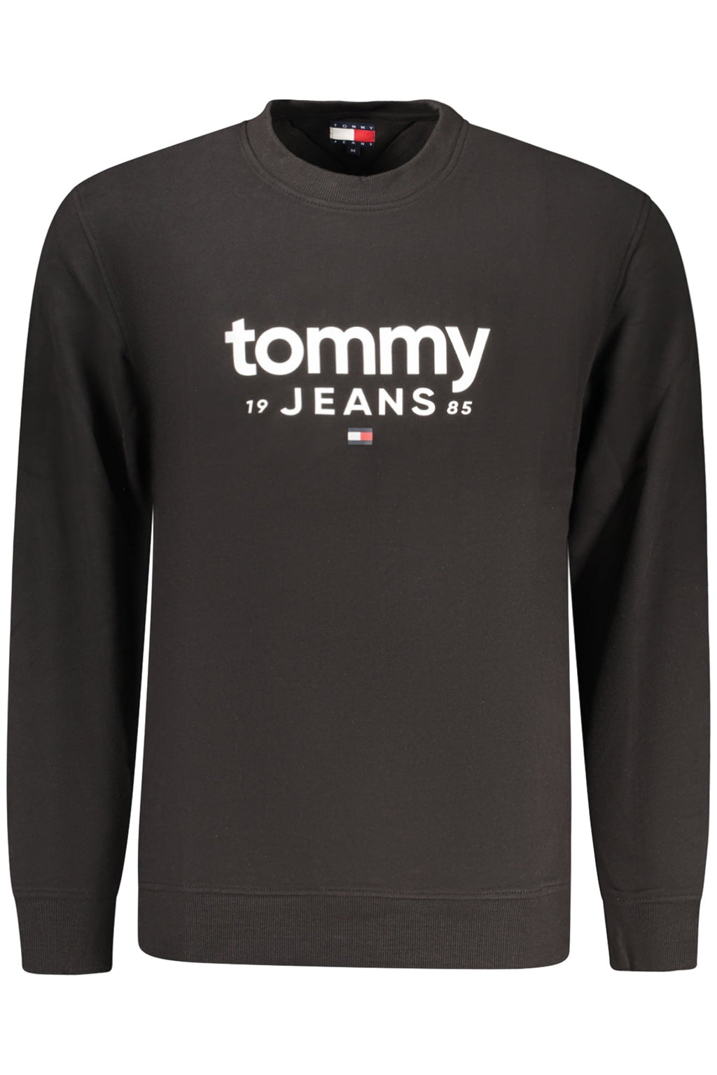 TOMMY HILFIGER FELPA SENZA ZIP UOMO NERO - Grandi Firme Lab