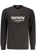 TOMMY HILFIGER FELPA SENZA ZIP UOMO NERO - Grandi Firme Lab