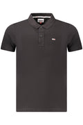 TOMMY HILFIGER POLO MANICHE CORTE UOMO NERO - Grandi Firme Lab