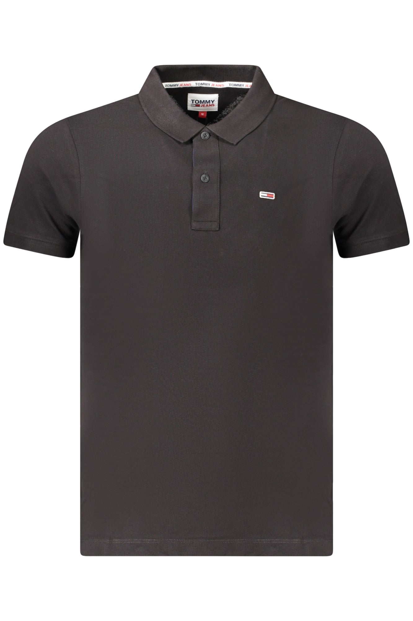TOMMY HILFIGER POLO MANICHE CORTE UOMO NERO - Grandi Firme Lab