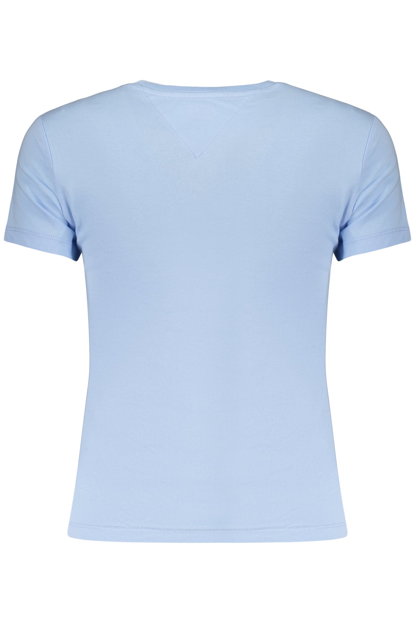 TOMMY HILFIGER T-SHIRT MANICHE CORTE DONNA AZZURRO - Grandi Firme Lab
