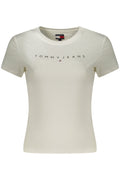TOMMY HILFIGER T-SHIRT MANICHE CORTE DONNA BIANCO - Grandi Firme Lab