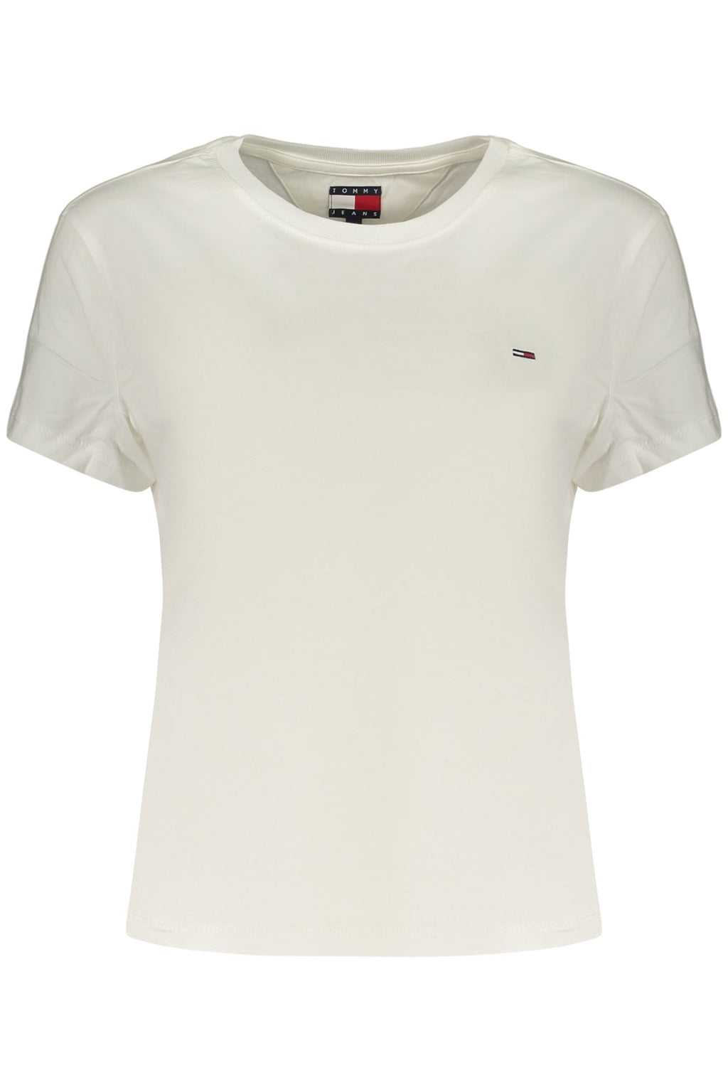 TOMMY HILFIGER T-SHIRT MANICHE CORTE DONNA BIANCO - Grandi Firme Lab
