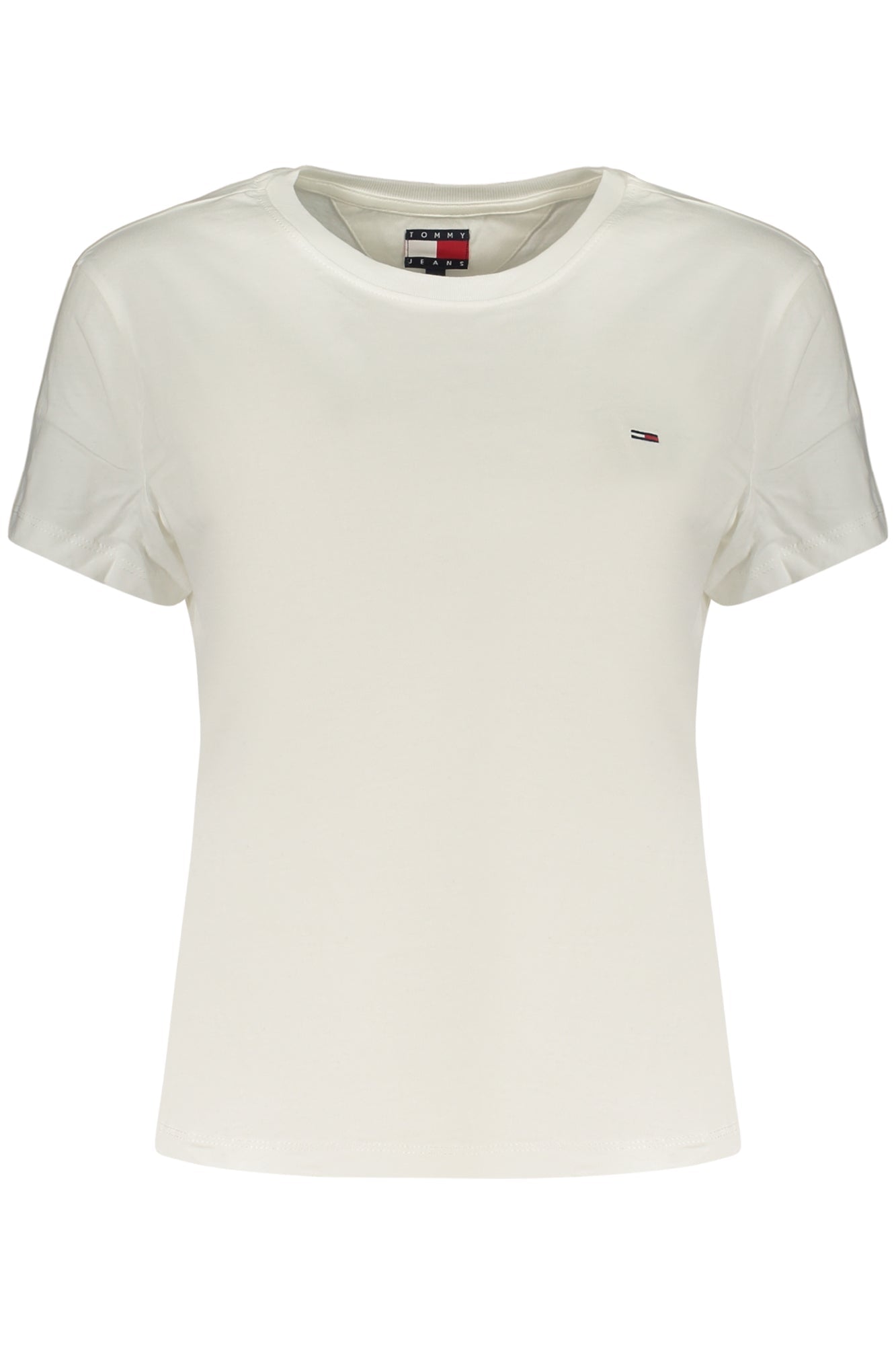 TOMMY HILFIGER T-SHIRT MANICHE CORTE DONNA BIANCO - Grandi Firme Lab