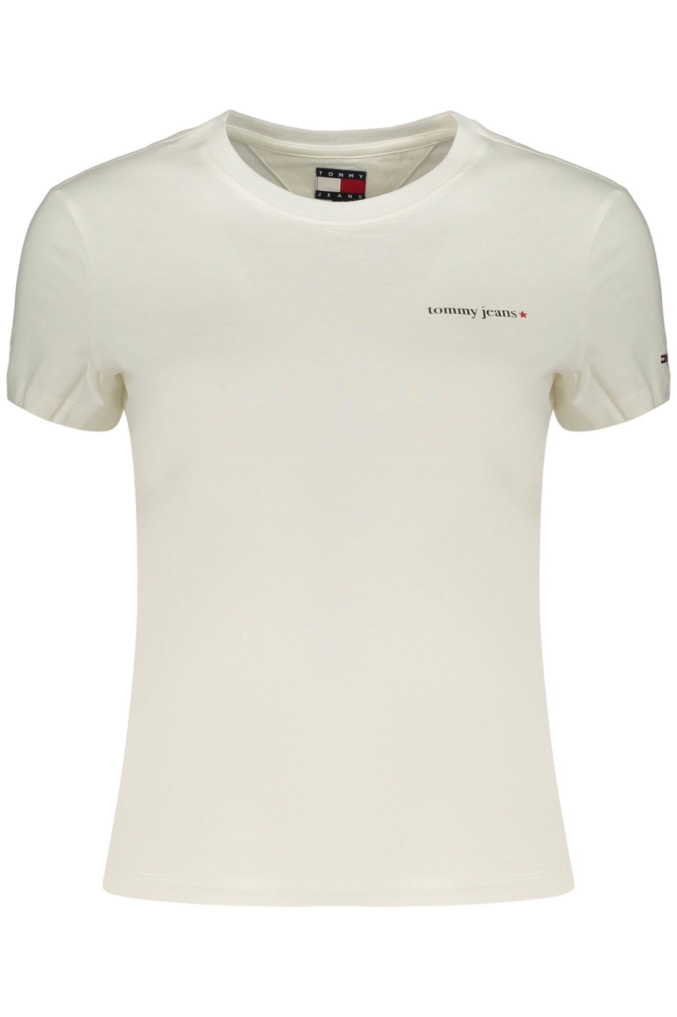 TOMMY HILFIGER T-SHIRT MANICHE CORTE DONNA BIANCO - Grandi Firme Lab