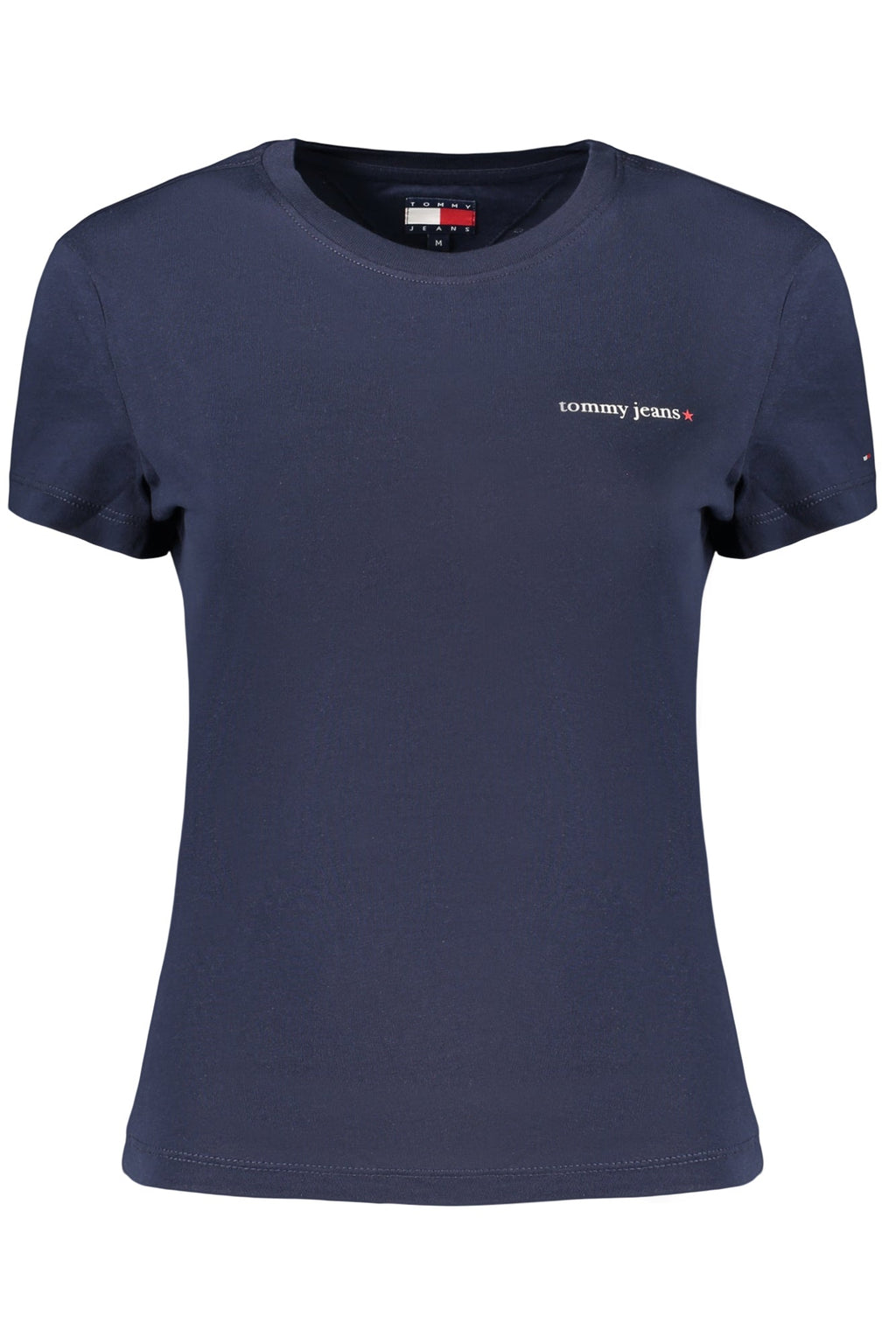 TOMMY HILFIGER T-SHIRT MANICHE CORTE DONNA BLU - Grandi Firme Lab