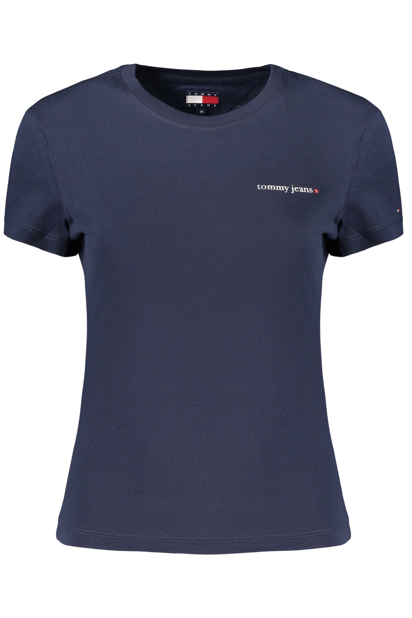 TOMMY HILFIGER T-SHIRT MANICHE CORTE DONNA BLU - Grandi Firme Lab