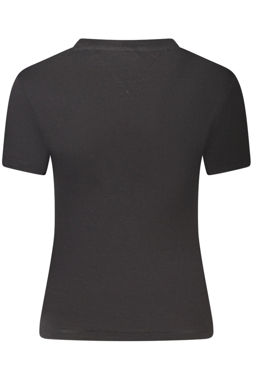TOMMY HILFIGER T - SHIRT MANICHE CORTE DONNA NERO - Grandi Firme Lab