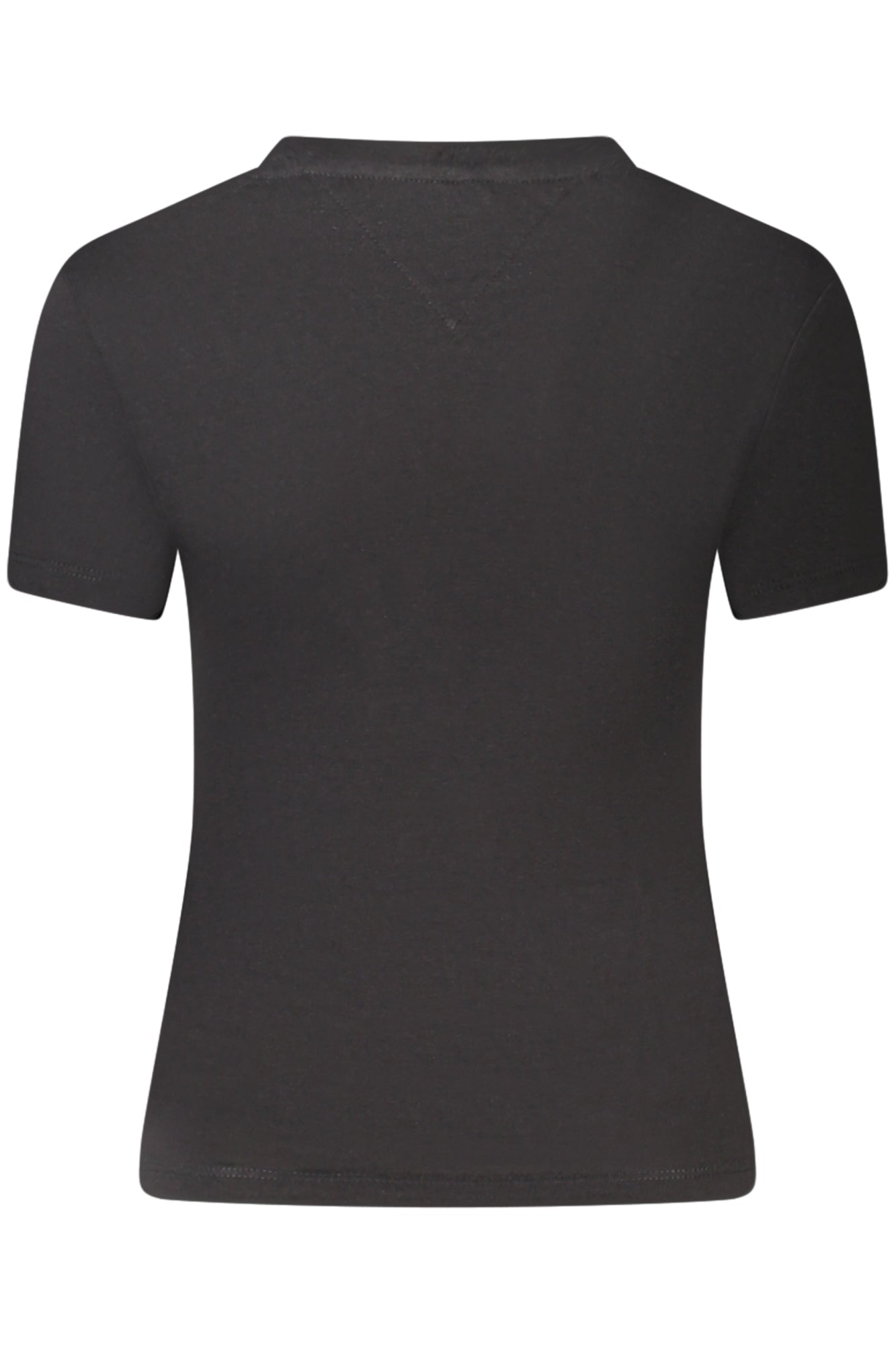TOMMY HILFIGER T - SHIRT MANICHE CORTE DONNA NERO - Grandi Firme Lab