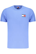 TOMMY HILFIGER T-SHIRT MANICHE CORTE UOMO AZZURRO - Grandi Firme Lab