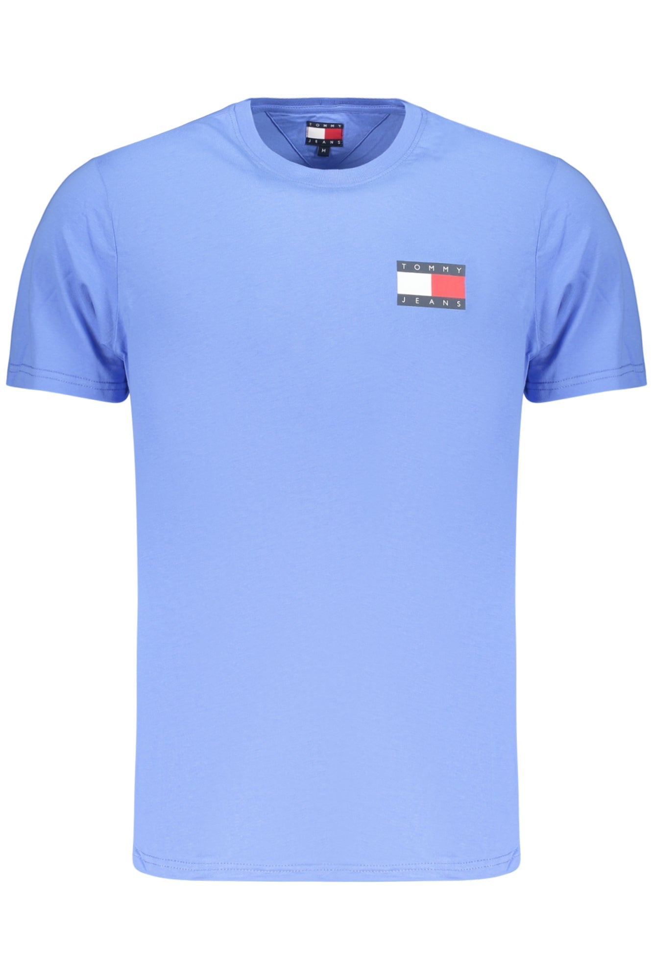 TOMMY HILFIGER T-SHIRT MANICHE CORTE UOMO AZZURRO - Grandi Firme Lab