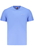 TOMMY HILFIGER T - SHIRT MANICHE CORTE UOMO AZZURRO - Grandi Firme Lab