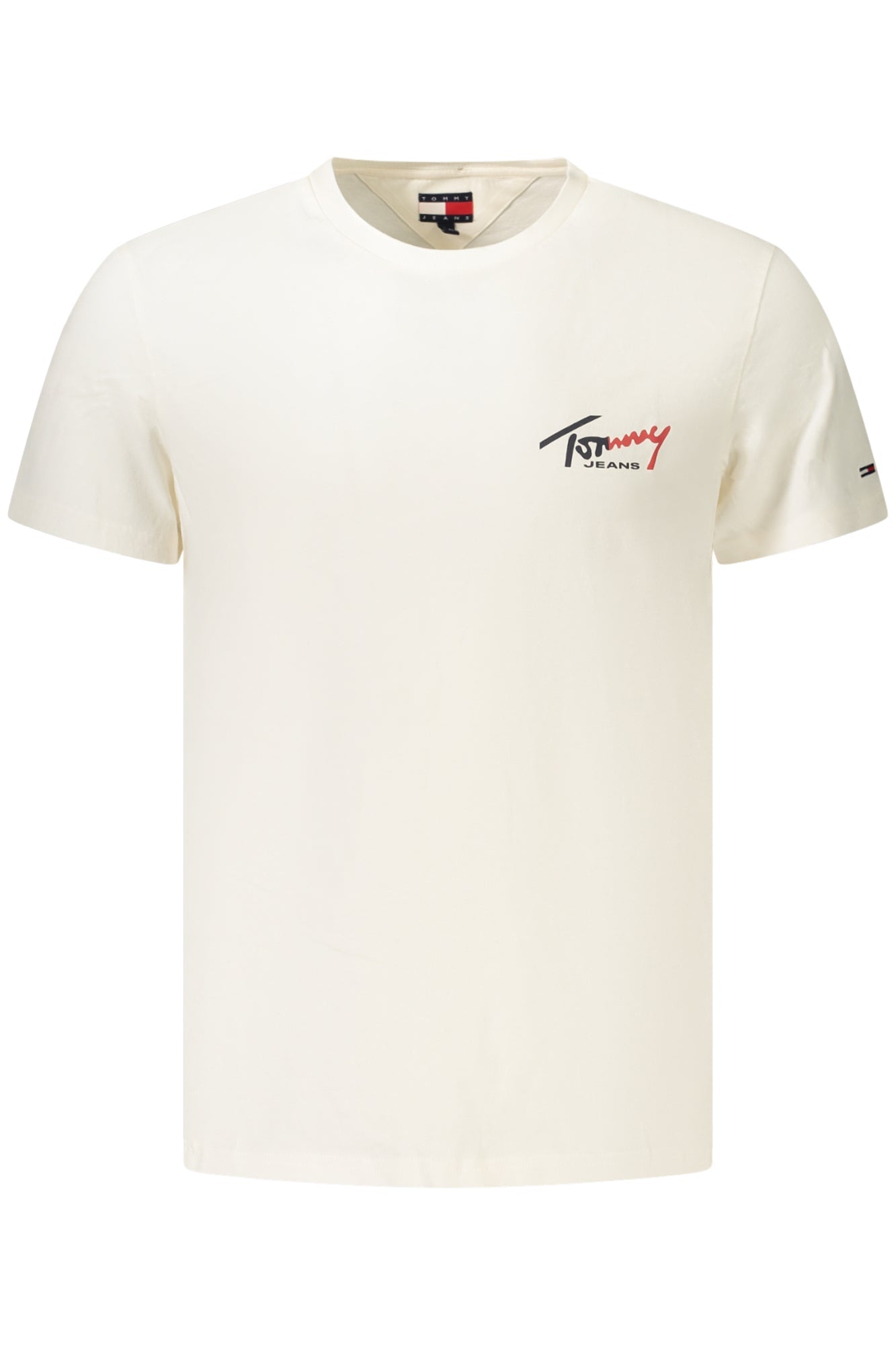 TOMMY HILFIGER T-SHIRT MANICHE CORTE UOMO BIANCO - Grandi Firme Lab