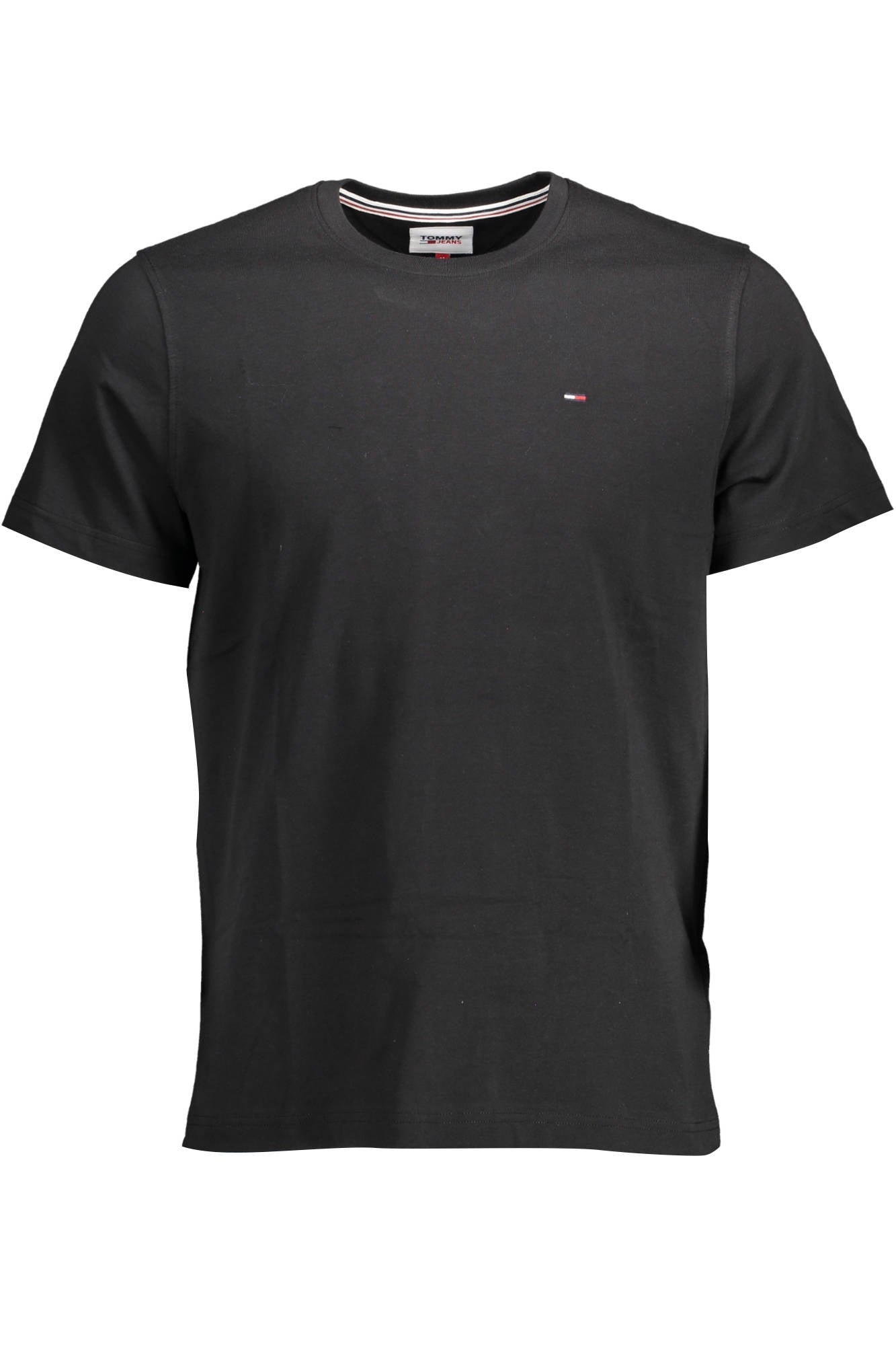 TOMMY HILFIGER T-SHIRT MANICHE CORTE UOMO NERO - Grandi Firme Lab