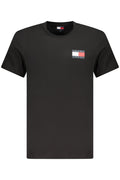 TOMMY HILFIGER T - SHIRT MANICHE CORTE UOMO NERO - Grandi Firme Lab
