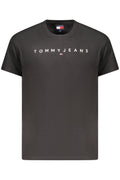 TOMMY HILFIGER T-SHIRT MANICHE CORTE UOMO NERO - Grandi Firme Lab