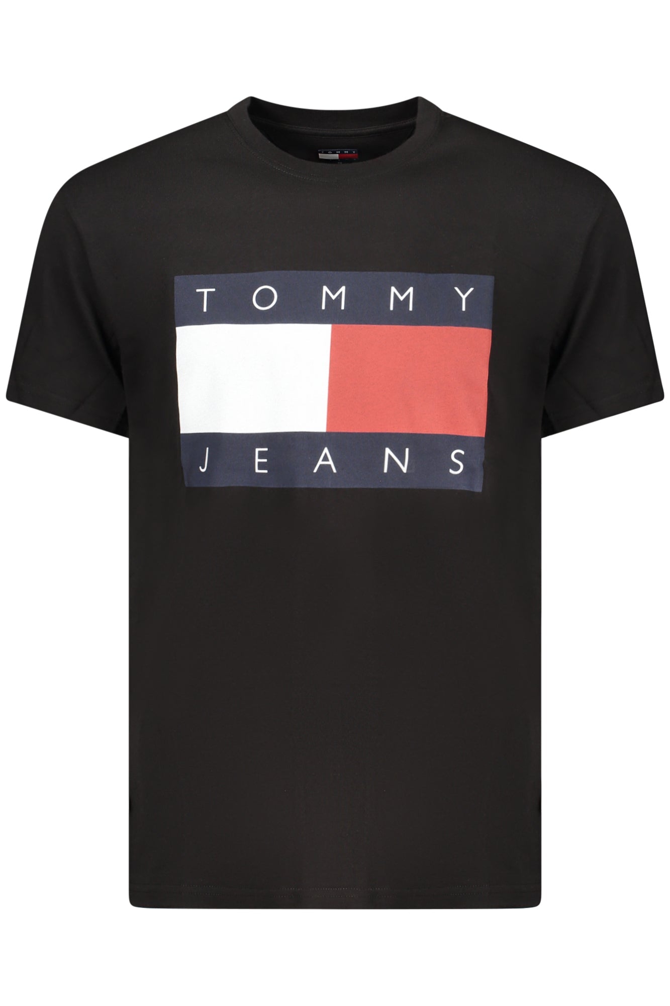 TOMMY HILFIGER T-SHIRT MANICHE CORTE UOMO NERO - Grandi Firme Lab
