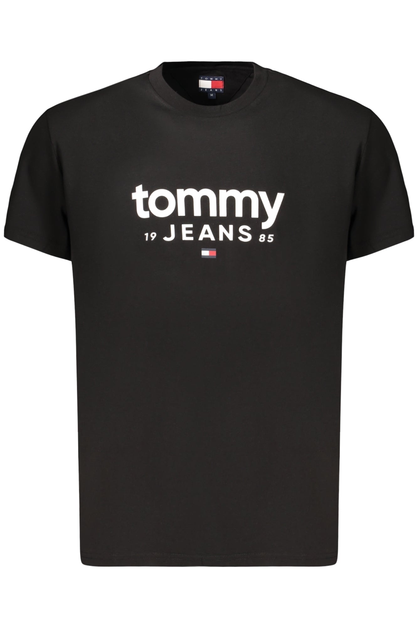 TOMMY HILFIGER T-SHIRT MANICHE CORTE UOMO NERO - Grandi Firme Lab