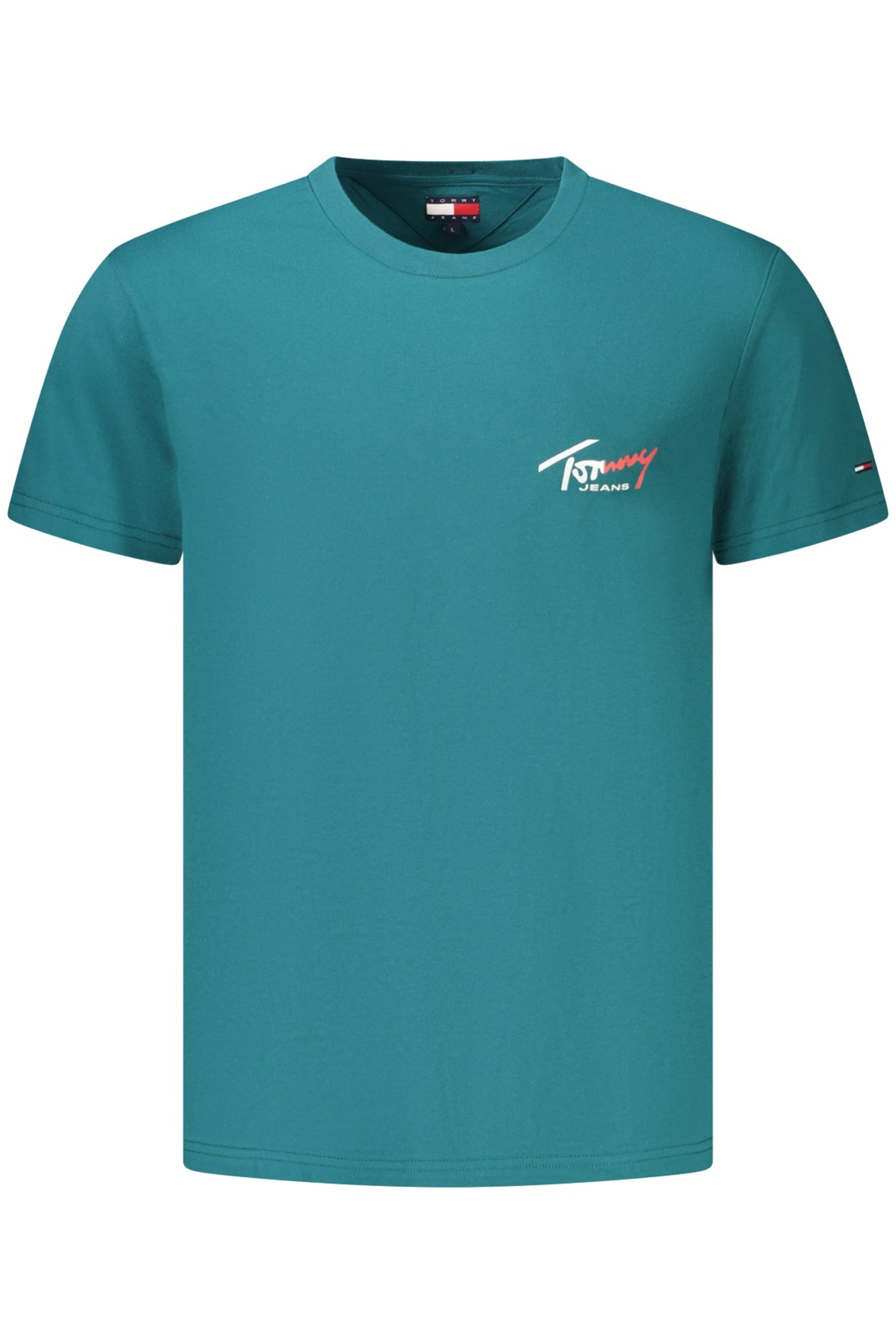 TOMMY HILFIGER T-SHIRT MANICHE CORTE UOMO VERDE - Grandi Firme Lab